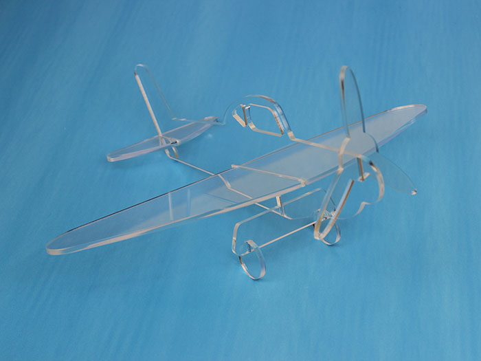 Acrylic air plane laser cutter