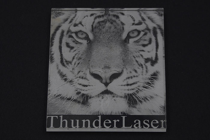 Acrylic tiger laser cutter