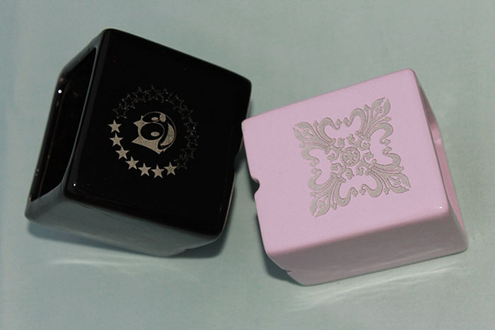 beautiful pink box Ceramic laser engraver