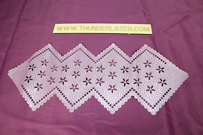 pink Fabric-Leather laser cutter