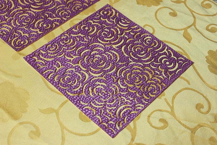 purple Fabric-Leather laser cutter