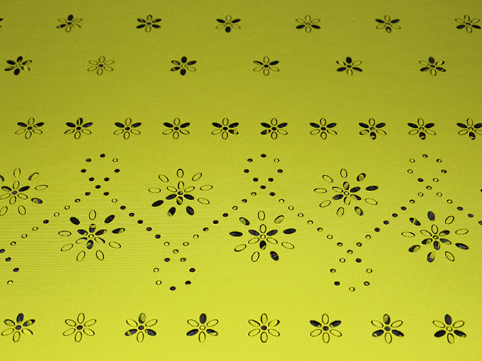 light green Fabric-Leather laser cutter