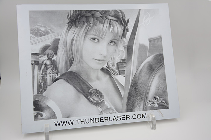 Character photo High-Resolution laser engraver