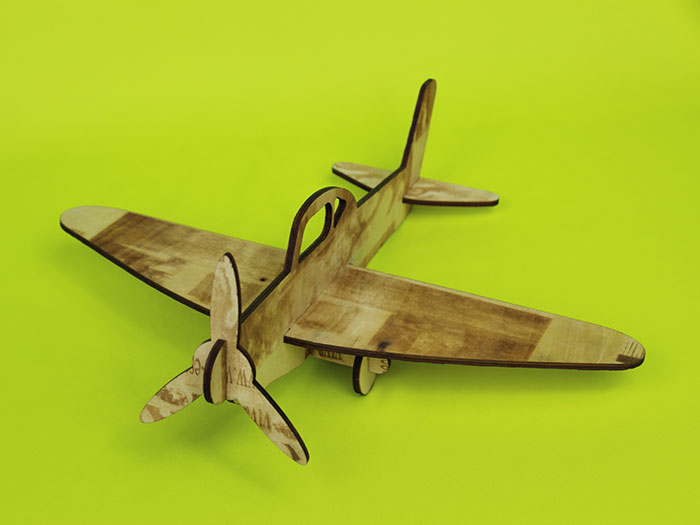 wood air plane laser cutter