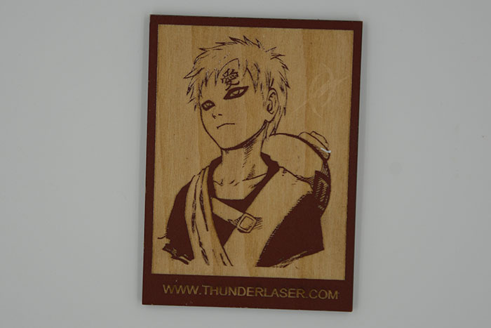 wood Naruto laser engraver