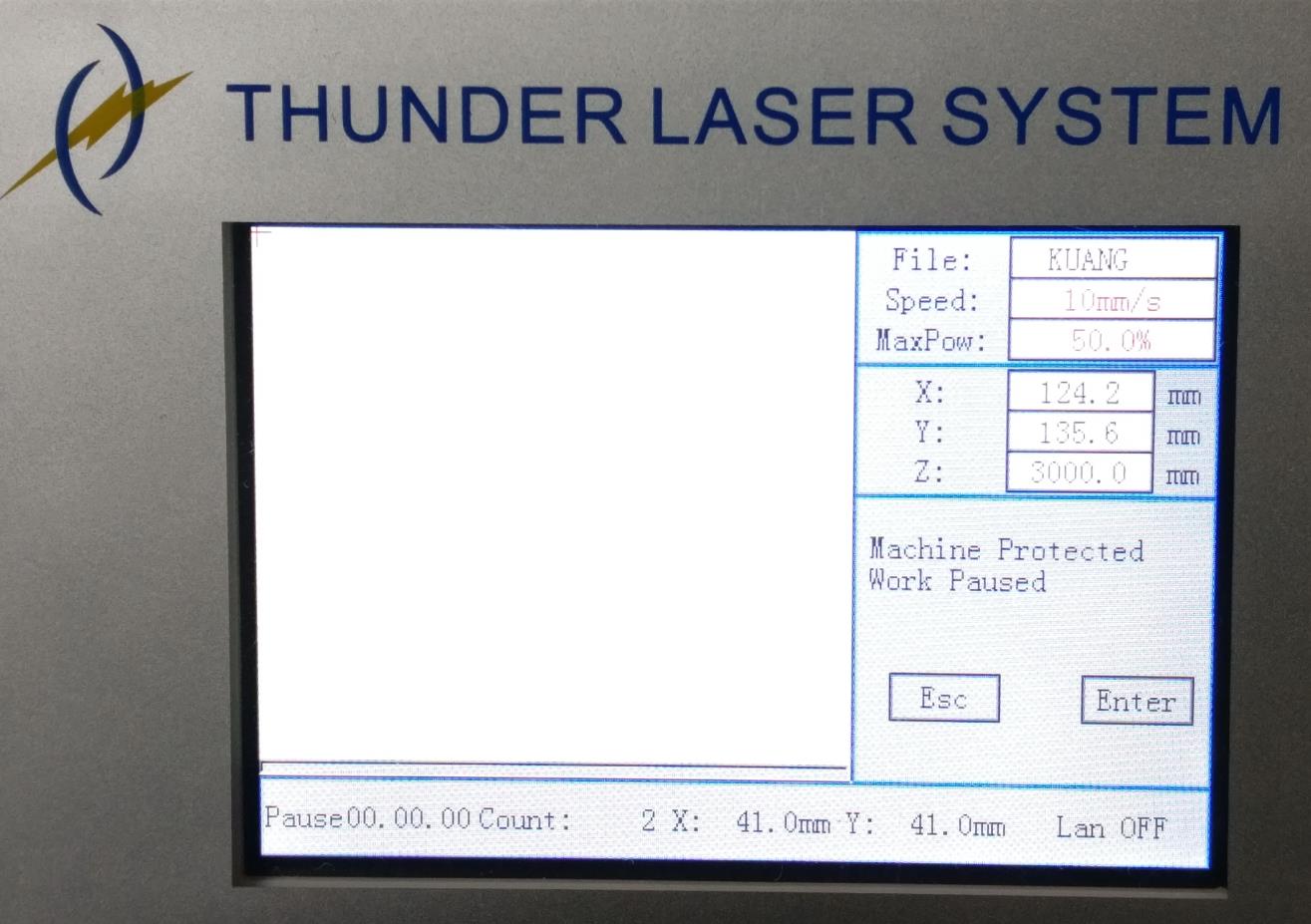 some trouble of laser cutter